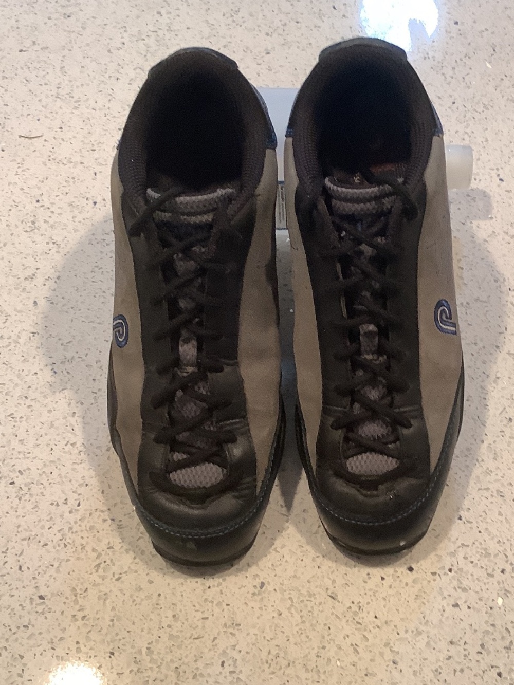 Piloti Driving Shoes Grey Black Suede Leather Sneakers Men's size 9.5